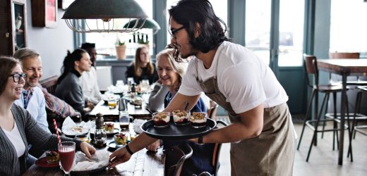 What are the professionals and cons of serving at a bar or eating place?